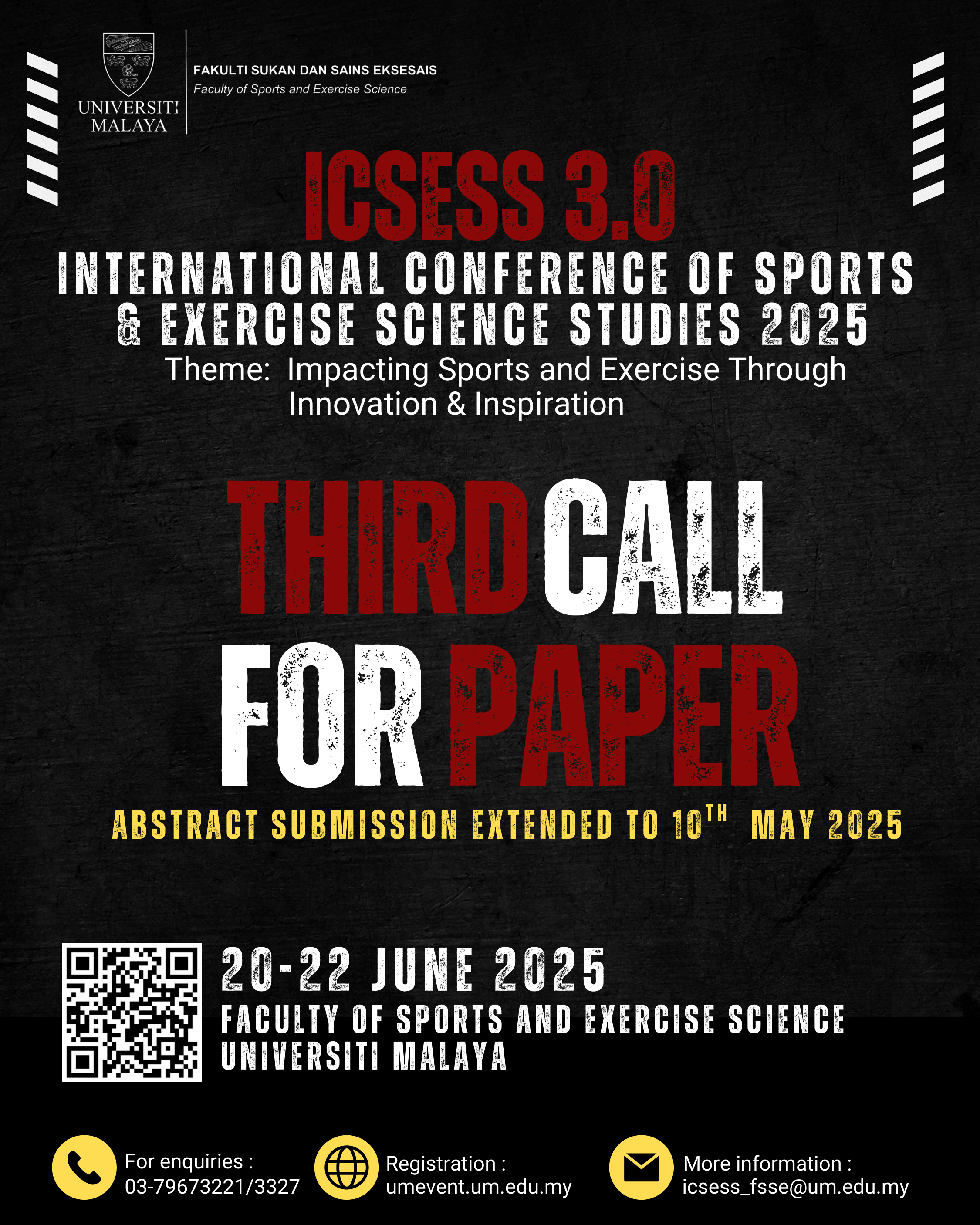 INTERNATIONAL CONFERENCE OF SPORTS AND EXERCISE SCIENCE STUDIES 2025